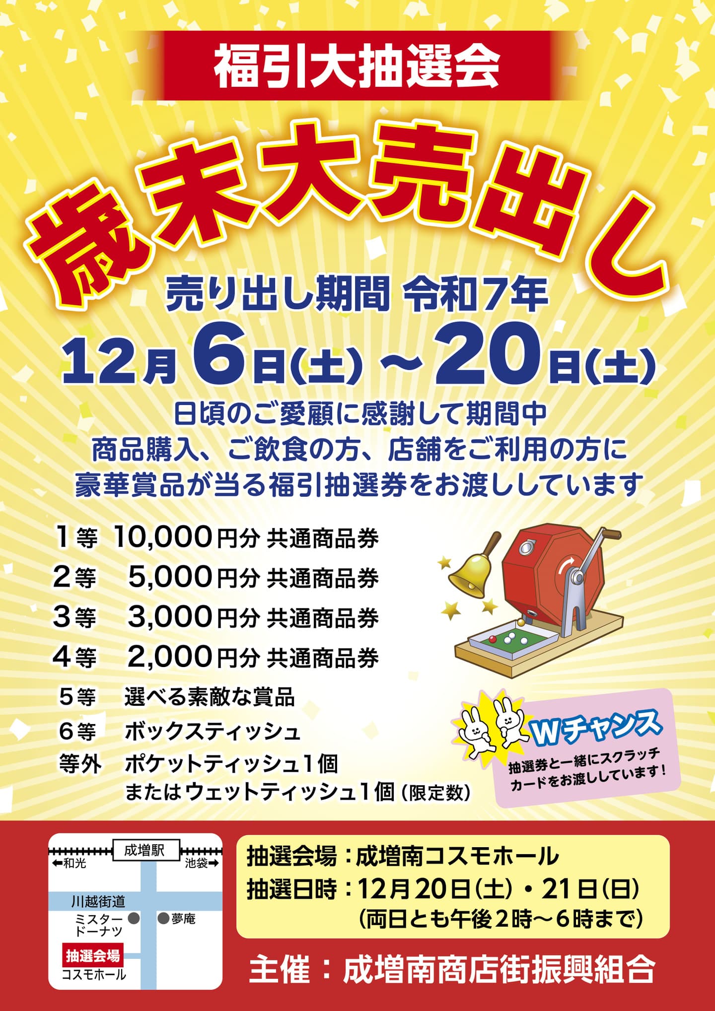 歳末売り出しポスター